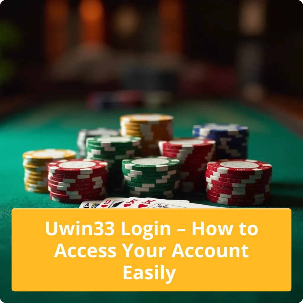 Uwin33 Login – How to Access Your Account Easily